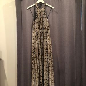 Jessica Simpson python maxi dress size 6